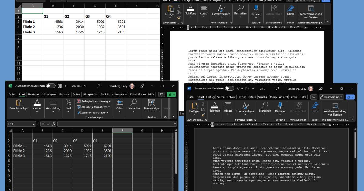 Excel-Word-mit-echtem-Dunkelmodus