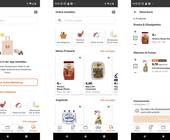 Screenshots aus der Migros-App