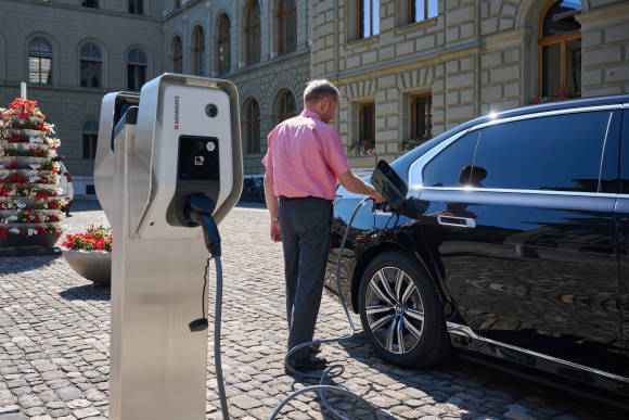 Bundesrat Chauffeurlimousine BMW i7  