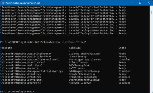 Screenshot aus der PowerShell