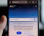 Bing-Suche mit ChatGPT-Funktion auf dem Smartphone