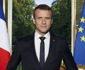 Bild des französischen Präsidenten Emmanuel Macron