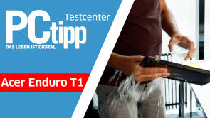 Das PCtipp-Logo und ein Standbild aus dem Video Das PCtipp-Logo und ein Standbild aus dem Video