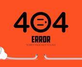 Eine 404-Fehlermeldung