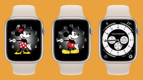 Drei Zifferblätter auf der Apple Watch