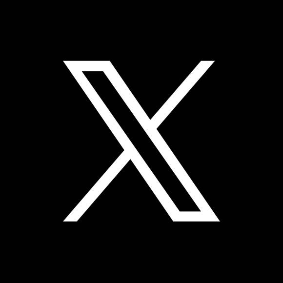 Das X-Logo, das den blauen Twitter-Vogel ersetzt 