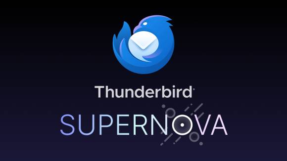 Banner von Thunderbird 115, Projektname "Supernova", mit neuem Logo 