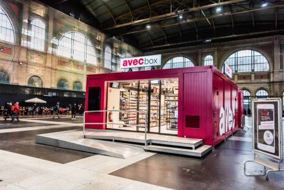 Eine Avec-Box Zürcher Hauptbahnhof