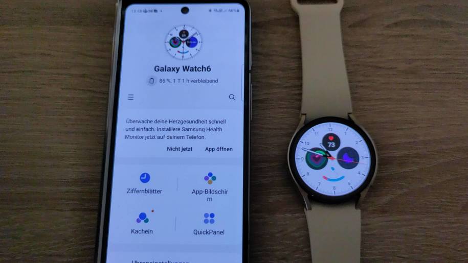 Galaxy wearable auf tel öffnen on sale