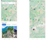 Google Maps mit bzw. ohne Suchleiste oben