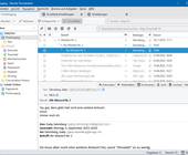 Thunderbird-Screenshot zeigt gruppierten Beispiel-Mailwechsel