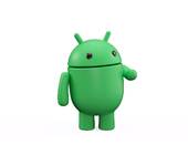 3D-Variante des grünen Android-Maskottchens