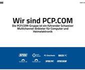 Banner auf der pcp.com Webseite