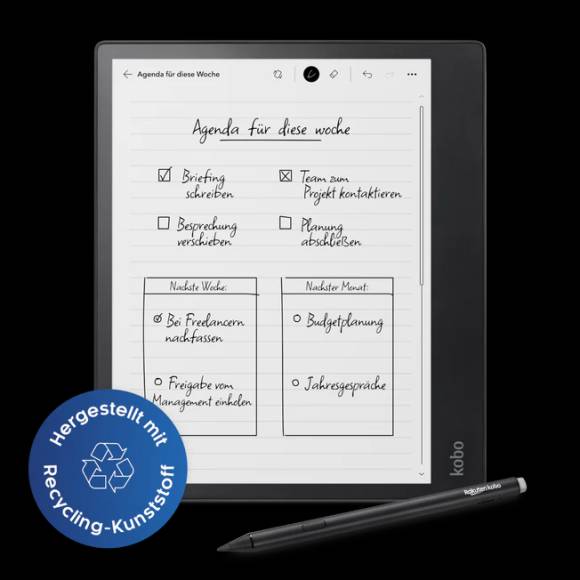 Notizen auf dem Kobo Elipsa 2E