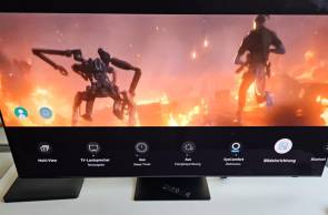 Die Bedienoberfläche am Smart-TV