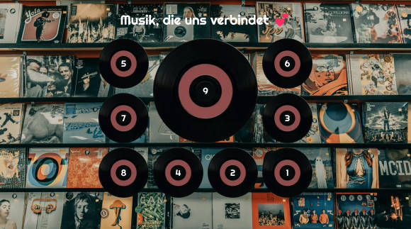Screenshot der Türchen-Adventskalender-Webseite 