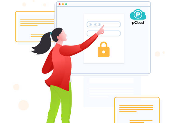 Zusatzfunktion pCloud Encryption