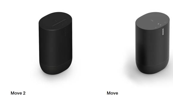 Sonos Move 2 neben Sonos Move