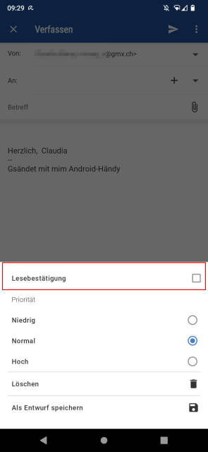 GMX Mail für Android