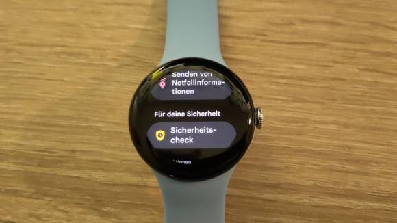 Pixel Watch 2 mit Sicherheitscheck-Funktion