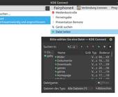 Screenshot von KDE Connect unter Linux