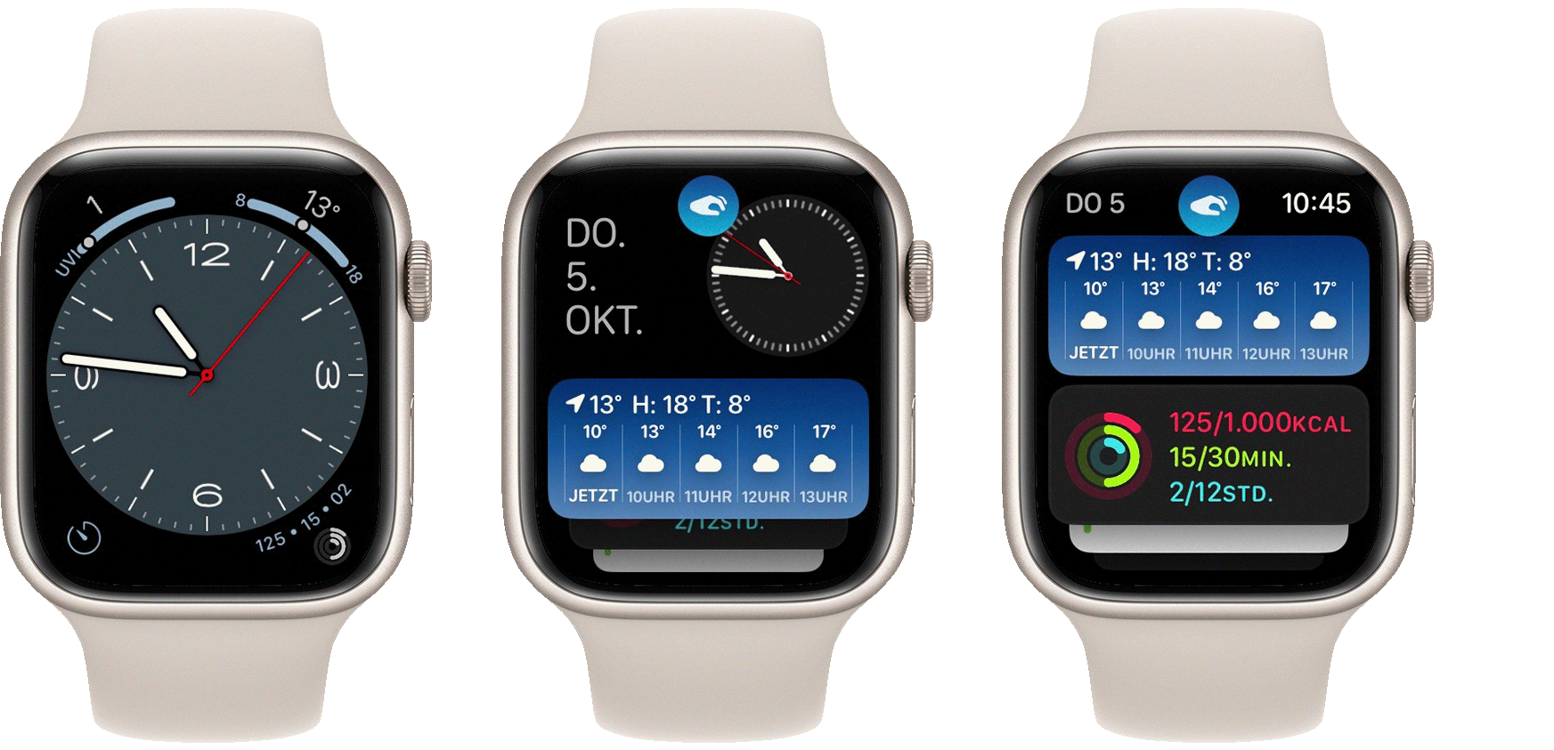 Smart-Stapel auf der Apple Watch