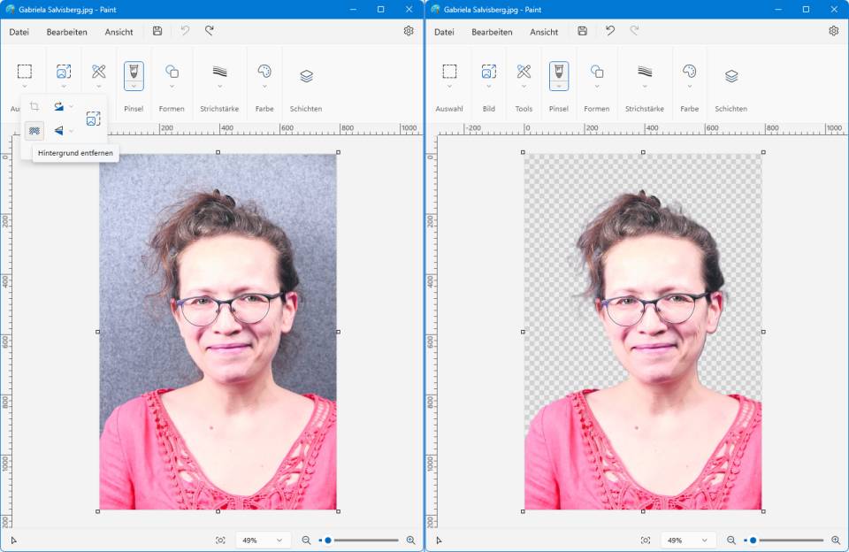 Die zwei neuen PaintFunktionen ausprobieren pctipp.ch