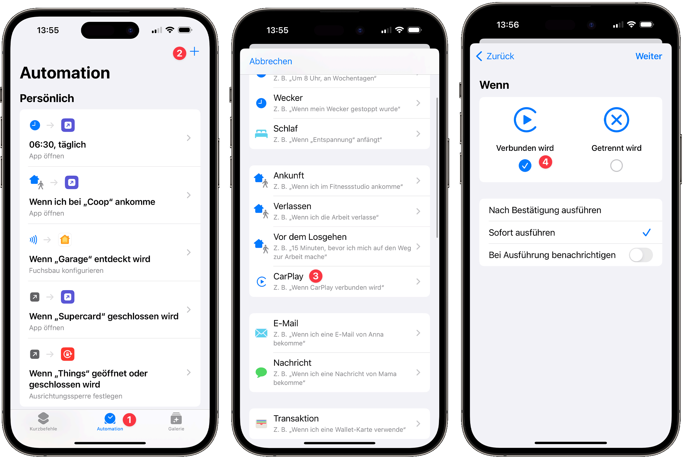 Die App Kurzbefehle