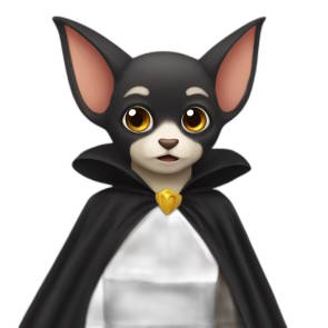 Ein Fledermaus-Emoji 