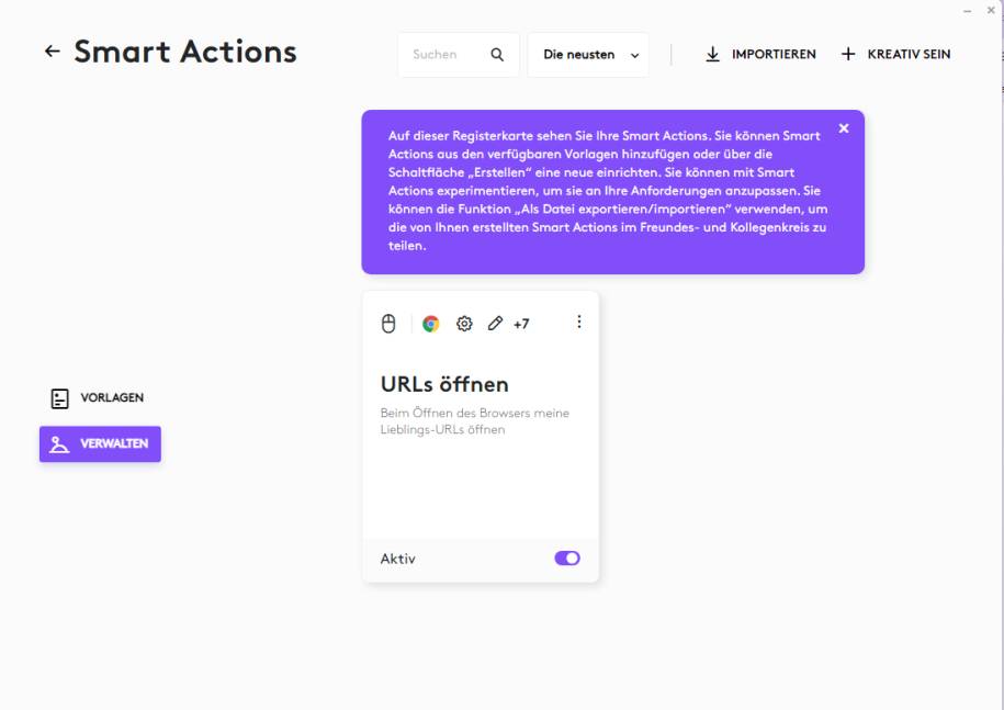 Logitech Smart Actions verwenden so gehts pctipp.ch