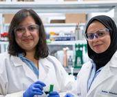 Sohini Bhattacharyya (links) und Salma Alhashim