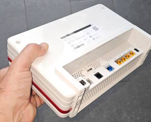 AVM Fritz!Box 5690 Pro: die Anschlüsse im Überblick