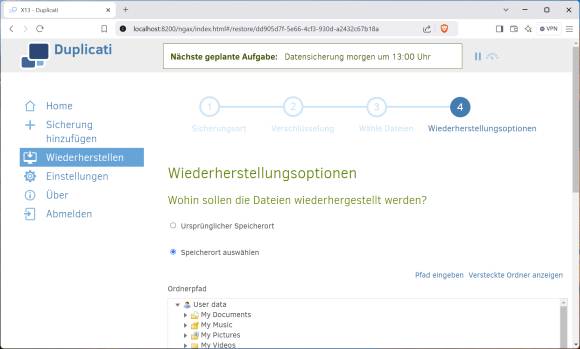 Bild 11: Testen Sie regelmässig die Wiederherstellungsfähigkeit Ihrer Backups