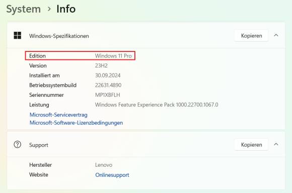 Bild 1: Auf einem neuen Rechner ist mit hoher Wahrscheinlichkeit Windows 11 installiert