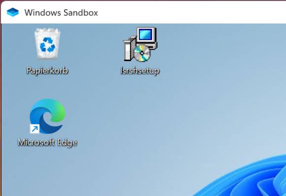 Bild 6: Dateien übertragen Sie per Copy and Paste in und aus der Windows Sandbox