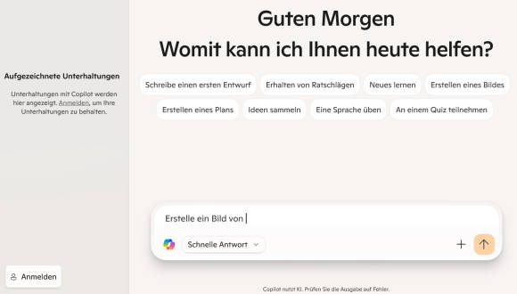 Bild 6: Die Microsoft-KI Copilot+ ist fester Bestandteil von Windows 11 und anderen Microsoft-Produkten