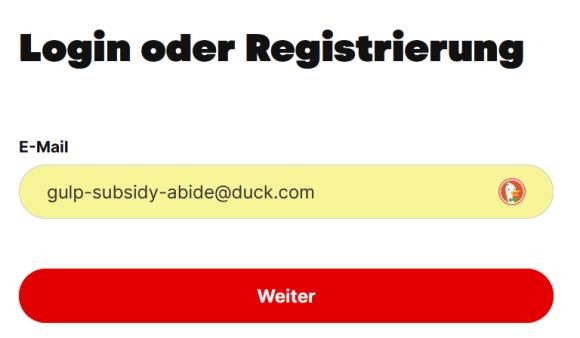 Bild 8: Das DuckDuckGo-Add-on filtert nicht nur Tracker aus, sondern schützt auch Ihre Mailadresse mit zufälligen Wegwerfadressen