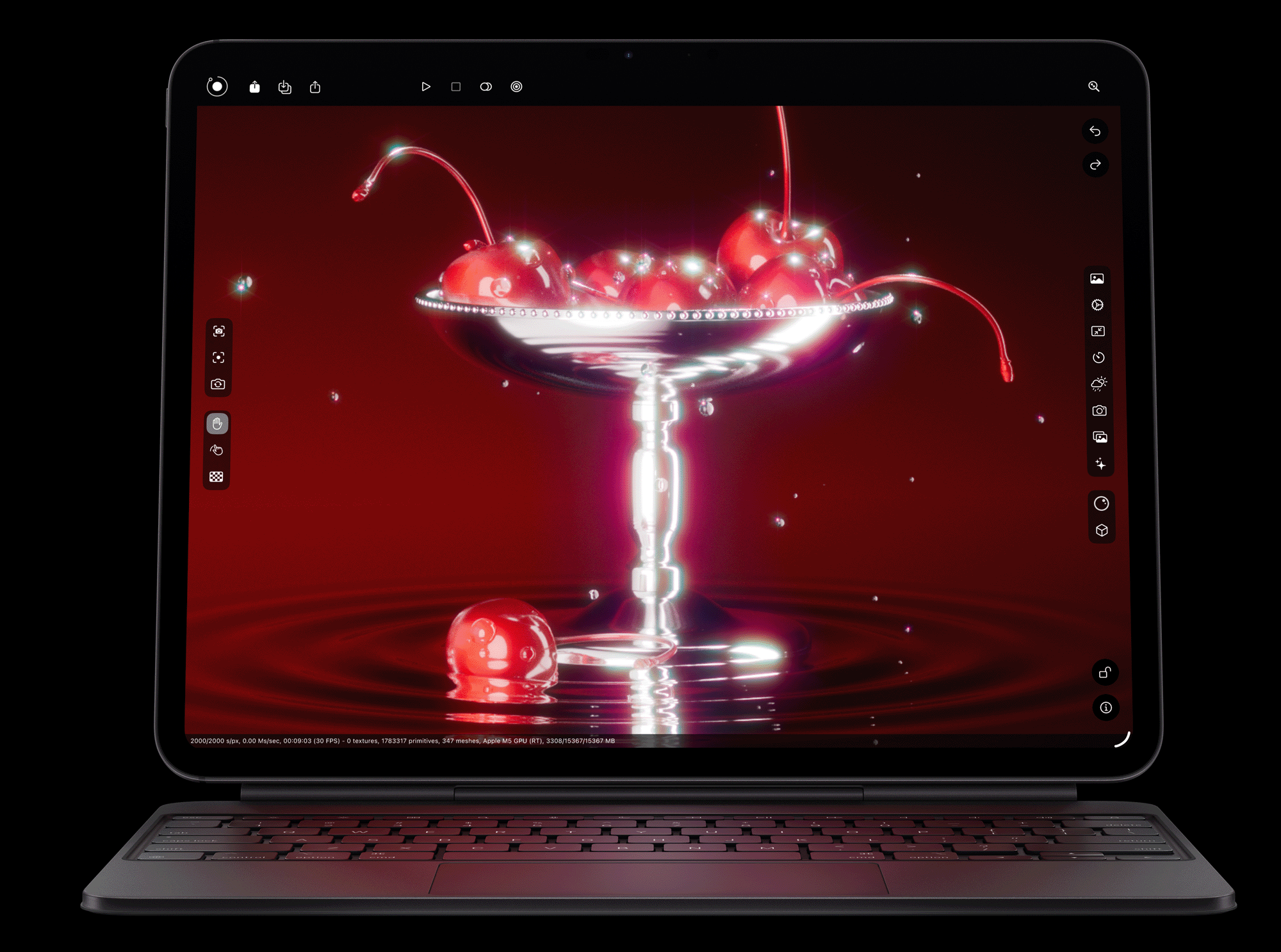Das iPad Pro bietet eine wahre Farbenpracht; das Glas mit Nanotextur kann allerdings einen kleinen Dämpfer verpassen, wortwörtlich
